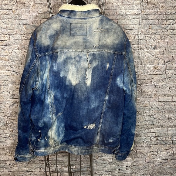 🔥🔥PRPS Acid Wash Denim Fully insulated Trucker Jacket Size: XXL🔥🔥 - Picture 7 of 16